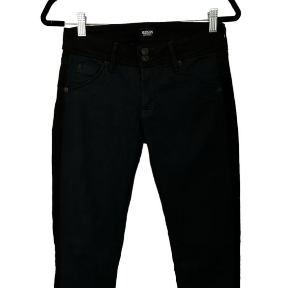 Hudson Collins Vice Versa Two Tone Skinny Jeans Size 27 Classic Retro Colorblock - Picture 6 of 15